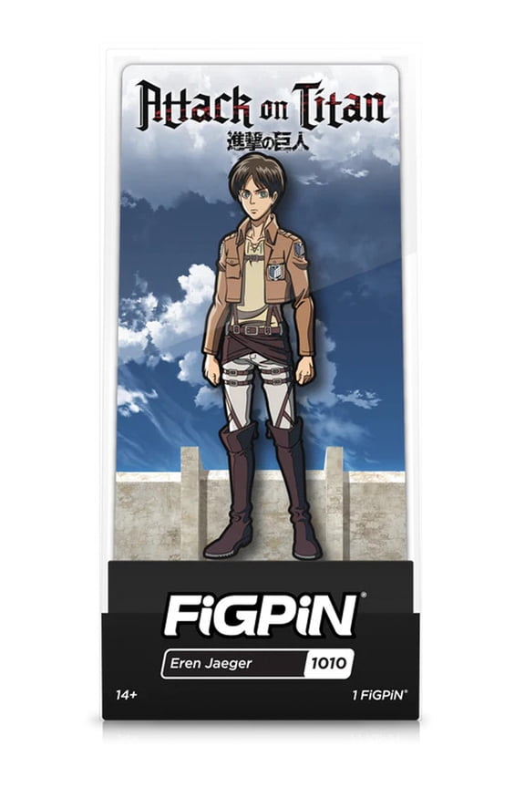Attack On Titan Eren Jaeger FiGPiN #1010 Anime Enamel Pin