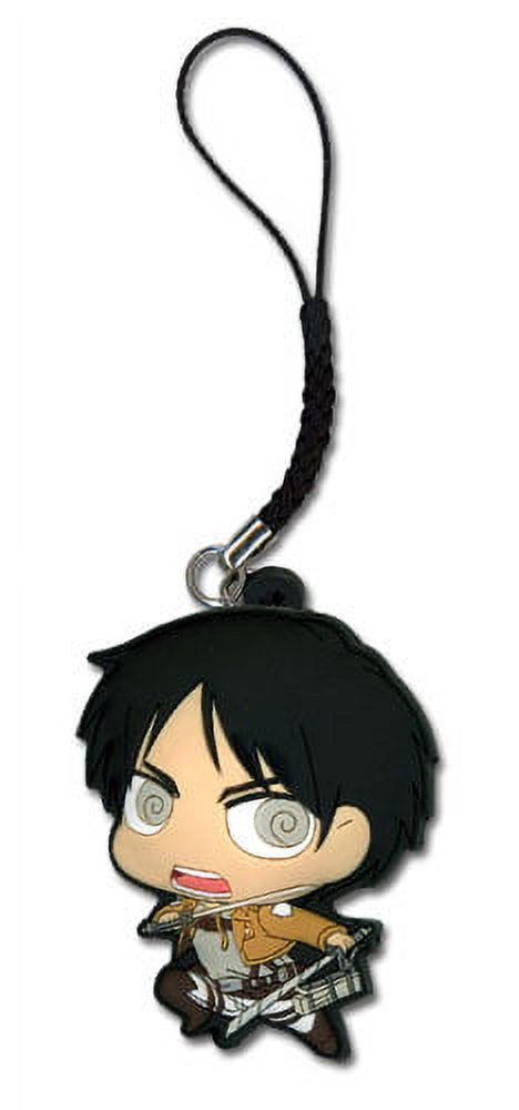 Cell Phone Charm - Attack on Titan - New SD Eren Toys Anime Licensed ge17204