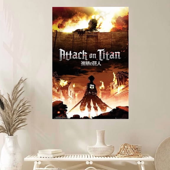 Attack On Titan - Japanese Anime Poster Size 24''x36'' - Googate