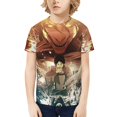 thumbnail image 1 of Attack On Titan Kids T-Shirt 3d Printed Graphic T-Shirts Boys And Girls Short Sleeve Shirts For Youth Kids X-Small, 1 of 7