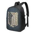 thumbnail image 1 of Attack On Titan Laptop Backpack With Usb Charging Port Travel Backpack Computer Bag 17 Inch School Bookbag For Adult Teen, 1 of 9
