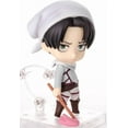 thumbnail image 1 of Attack On Titan Levi·Ackerman Clean Ver PVC Anime Cartoon Game Character Nendoroid Interchangeable Face Movable Figure, 1 of 6