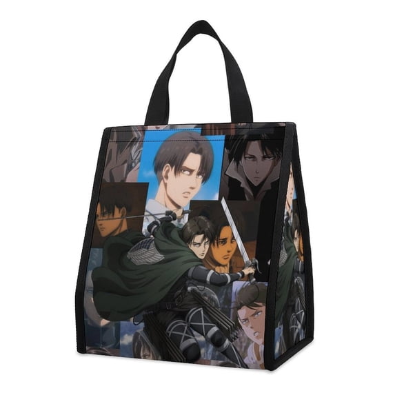 Attack On Titan Lunch Bag Insulated Lunch Box Bag Reusable Portable Tote Bag for School Work Travel