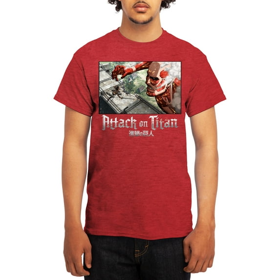 Attack On Titan Men's Short Sleeve Graphic Tee