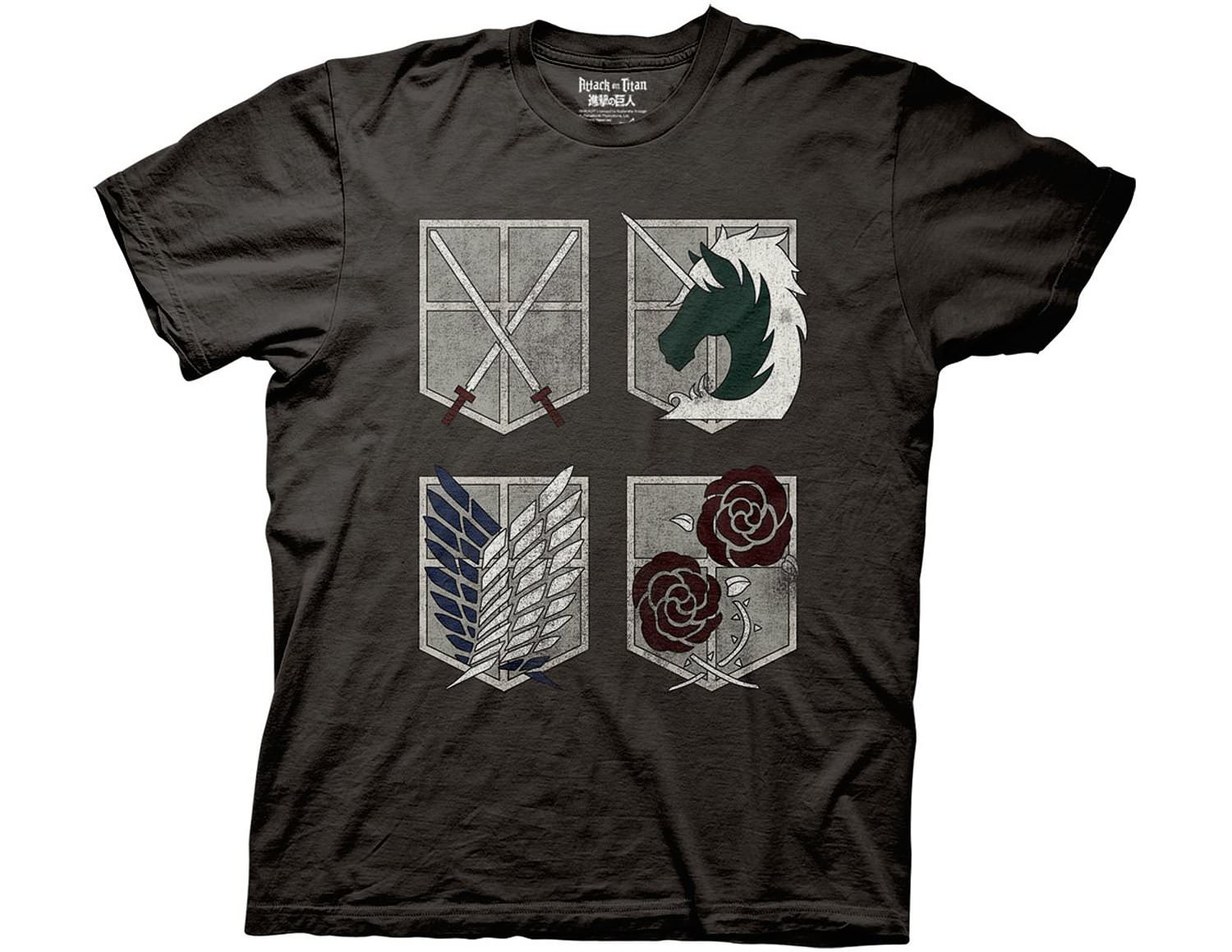 Attack On Titan Men's Short Sleeve Graphic Tee - image 1 of 2