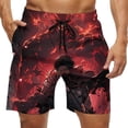 thumbnail image 1 of Attack On Titan Men's Swim Trunks Board Shorts Drawstring Elastic Waist Quick Dry Swimsuits Beach Shorts with Pockets M, 1 of 8