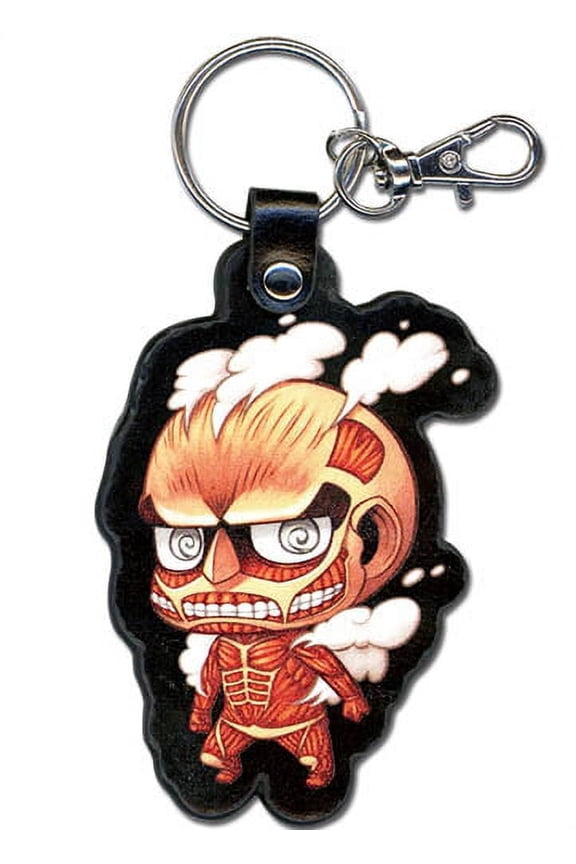 Key Chain - Attack on Titan - New SD Titan PU Anime Licensed ge37306