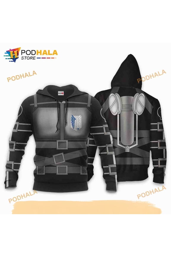 Attack On Titan Scout Final Season Anime Manga 3D Hoodie