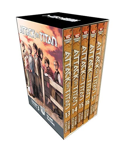 HAJIME ISAYAMA Attack on Titan Season 3 Part 1 Manga Box Set