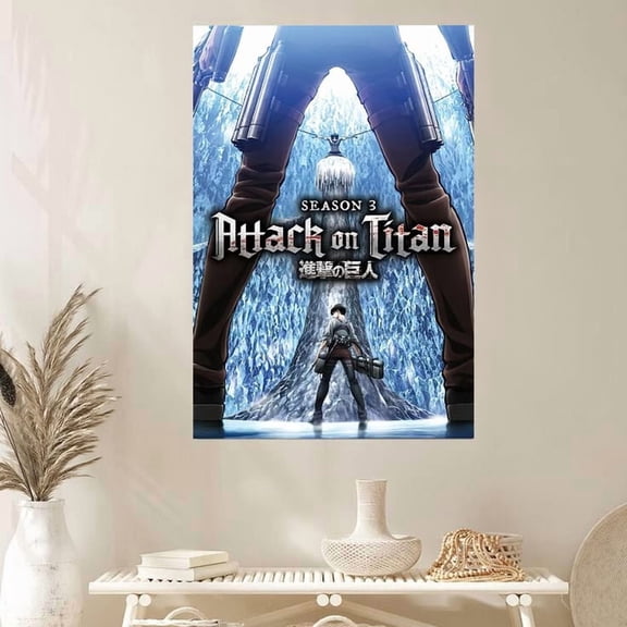 Attack On Titan - Season 3 - TV Show Poster (Key Art / Regular) Poster Size 24''x36'' - Googate