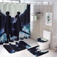 thumbnail image 1 of Attack On Titan Shower Curtain Set 4 Piece, Set Bathroom Sets with Rugs(Bath Mat,U Shape Mat Toilet Lid Cover Mat) Durable Bathroom Decor, 1 of 8