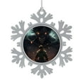 thumbnail image 1 of Attack On Titan Snowflakes Ornaments Christmas Tree Decorations Alloy Hanging Decorations Snowflake Pendant 5 PCS, 1 of 8