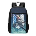 thumbnail image 1 of Attack On Titan Sports Backpacks 17 Inch Schoolbag Adults Rucksack Simple Casual Daypack Lightweight Laptop Backpack Computer Bag, 1 of 6