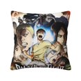Attack On Titan Square Pillow Case Pillow Holder Soft Decorative Pillow