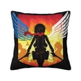 thumbnail image 1 of Attack On Titan Square Pillow Case Pillow Holder Soft Decorative Pillow Sham Cushion Cases Pillowcase 18"X18", 1 of 7