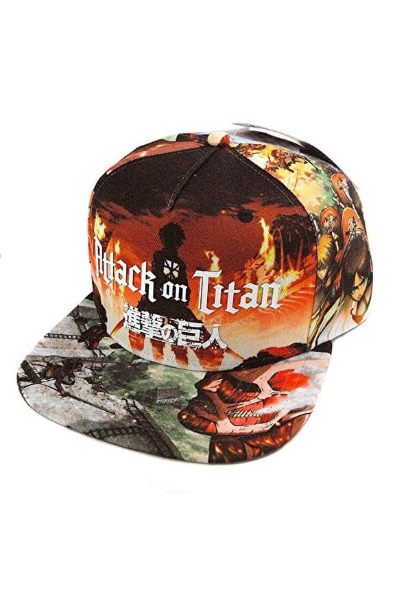 Attack On Titan Sublimated Snapback Hat