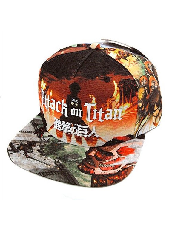 Attack On Titan Sublimated Snapback Hat
