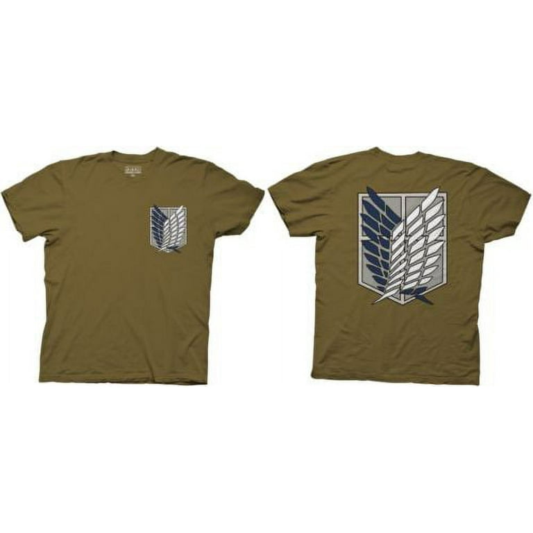 Attack On Titan Survey Corps Symbol Anime Officially Licensed Adult T Shirt