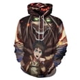 thumbnail image 1 of Attack On Titan Sweatshirts Casual Pullover Hoodie Jacket Unisex Hooded Activewear 3D Printed Long Sleeve Sweater with Pocket 3XL, 1 of 8