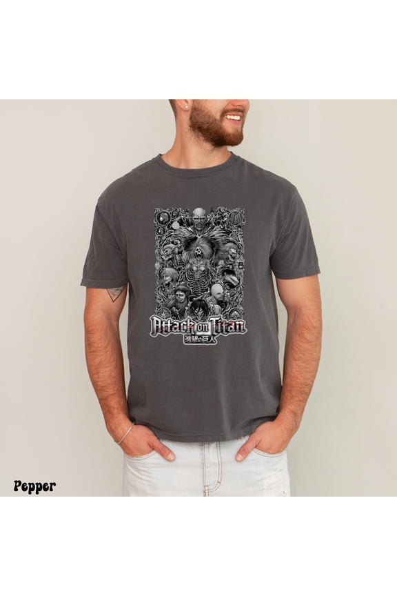 Attack On Titan T-shirt, Anime Graphic Tee, Attack On Titan Shirt, AOT Tshirt, Anime Tshirt, Anime Japanese Tshirt, Unisex Anime Tshirt