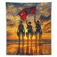 thumbnail image 1 of Attack On Titan Tapestry Wall Hanging Blanket Soft Tablecloth Wall Hanging Tapestries Home Decor Posters for Home Dormitory, 1 of 8