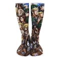 thumbnail image 1 of Attack On Titan Thick Stockings Casual Socks for Men Women Durable Comfort Calf Socks Soft Elastic Crew Socks 15.7", 1 of 8