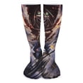 thumbnail image 1 of Attack On Titan Thick Stockings Casual Socks for Men Women Durable Comfort Calf Socks Soft Elastic Crew Socks 15.7", 1 of 8