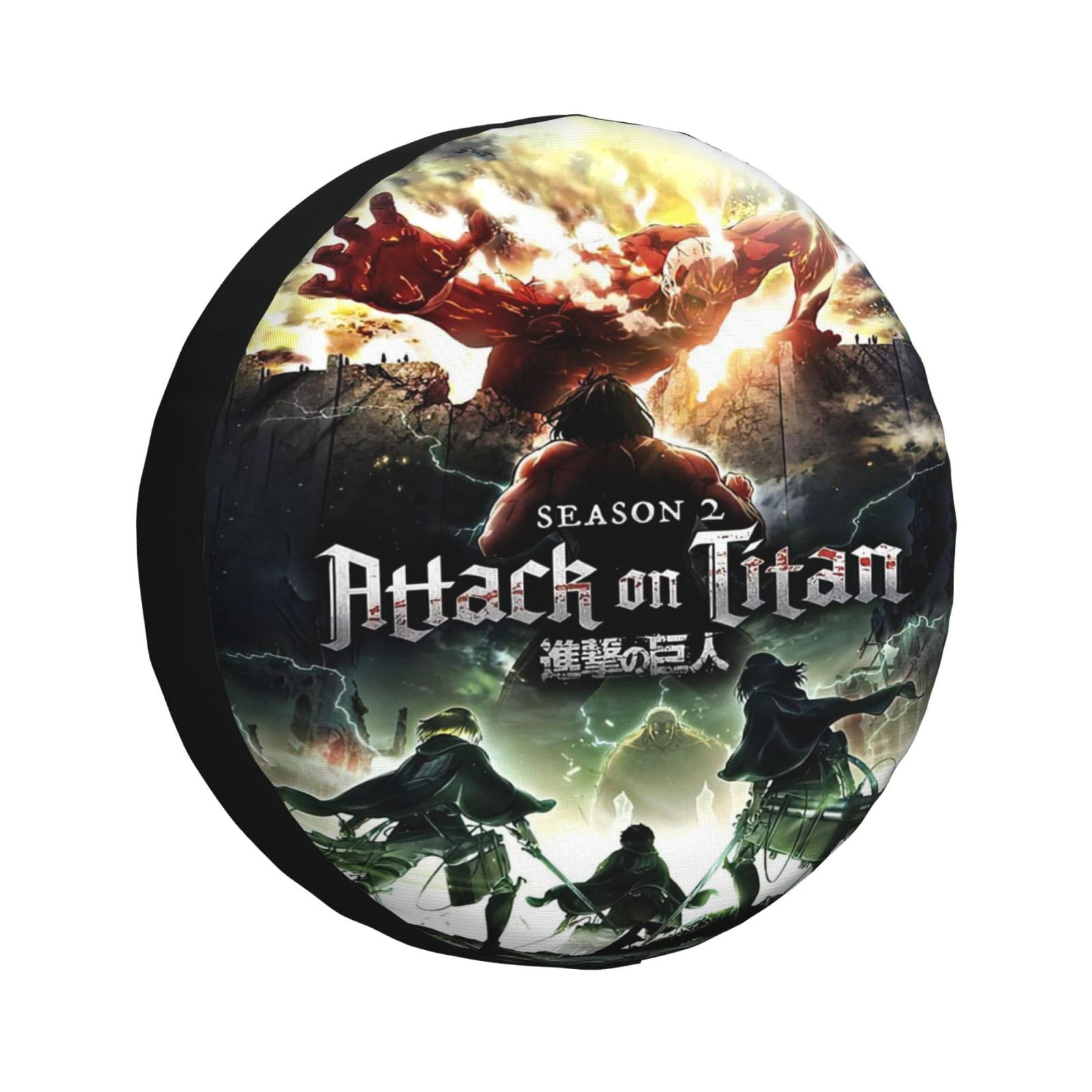 Attack On Titan Tire Cover Weatherproof Universal Wheel Protectors Attack On Titan Tire Cover Weatherproof Universal Wheel Protectors