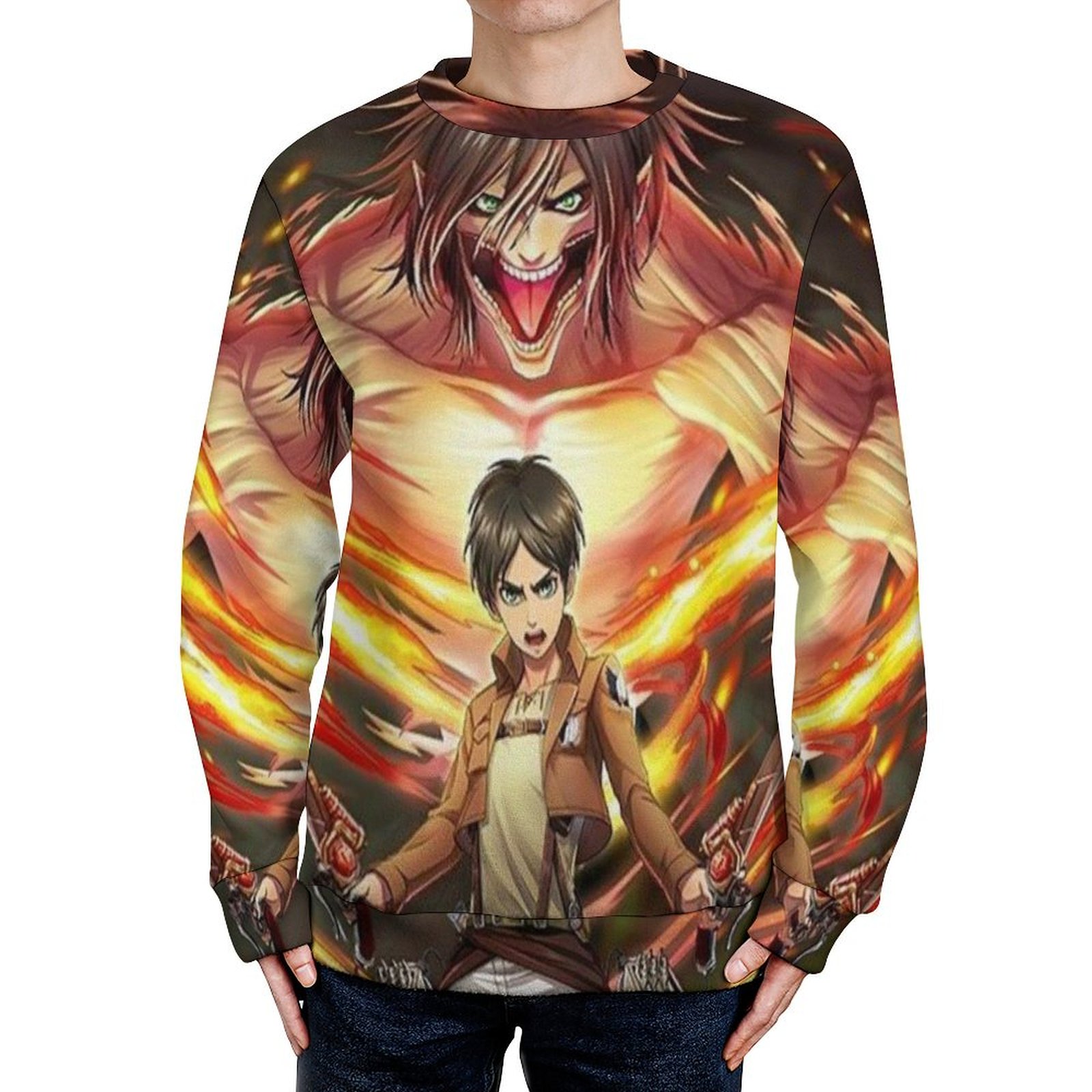 Sweat Capuche Anime Hoodie Attaque Des Titans Anime Attack On Titan Hoodie Two Colors Casual Hooded
