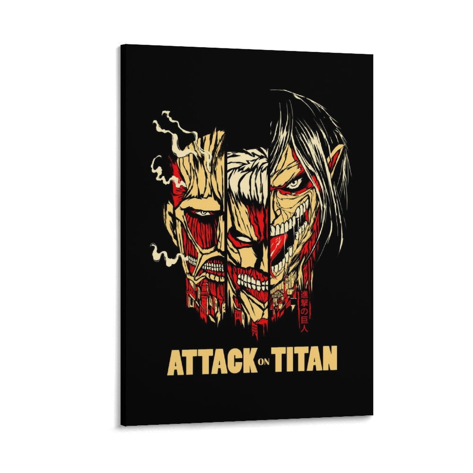 Attack On Titan Wall Hanging Painting Wall Art Canvas Paintings Posters