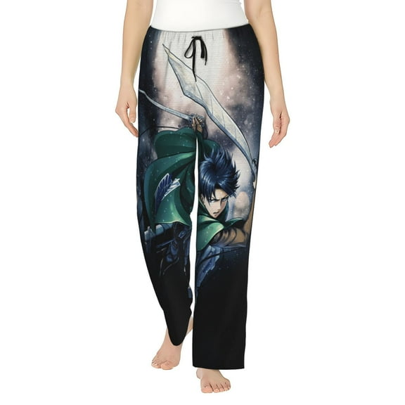 Attack On Titan Women's Pajama Pants Comfy Casual Loose Sleep Bottoms Pants Drawstring Wide Leg Long Lounge Pants