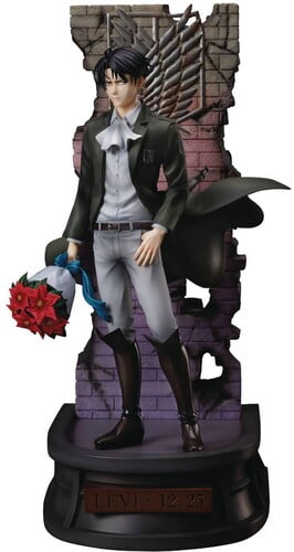 Attack on Titan Levi Birthday 1/7 PVC Figure with Bouquet