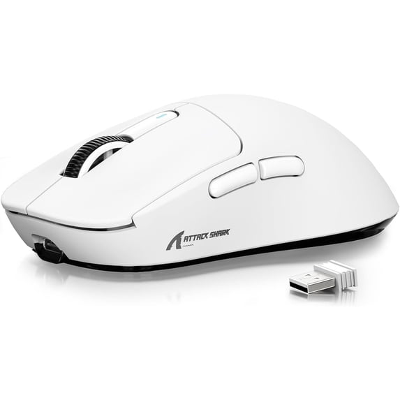 Attack Shark Gaming Adjustable DPI Wireless, White