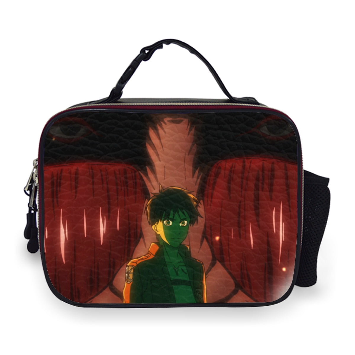 Women's Laptop Tote Bag With Insulated Lunch Compartment - Fits 15.6" Laptop, PU Leather, Detachable Strap & Wristlet Purse