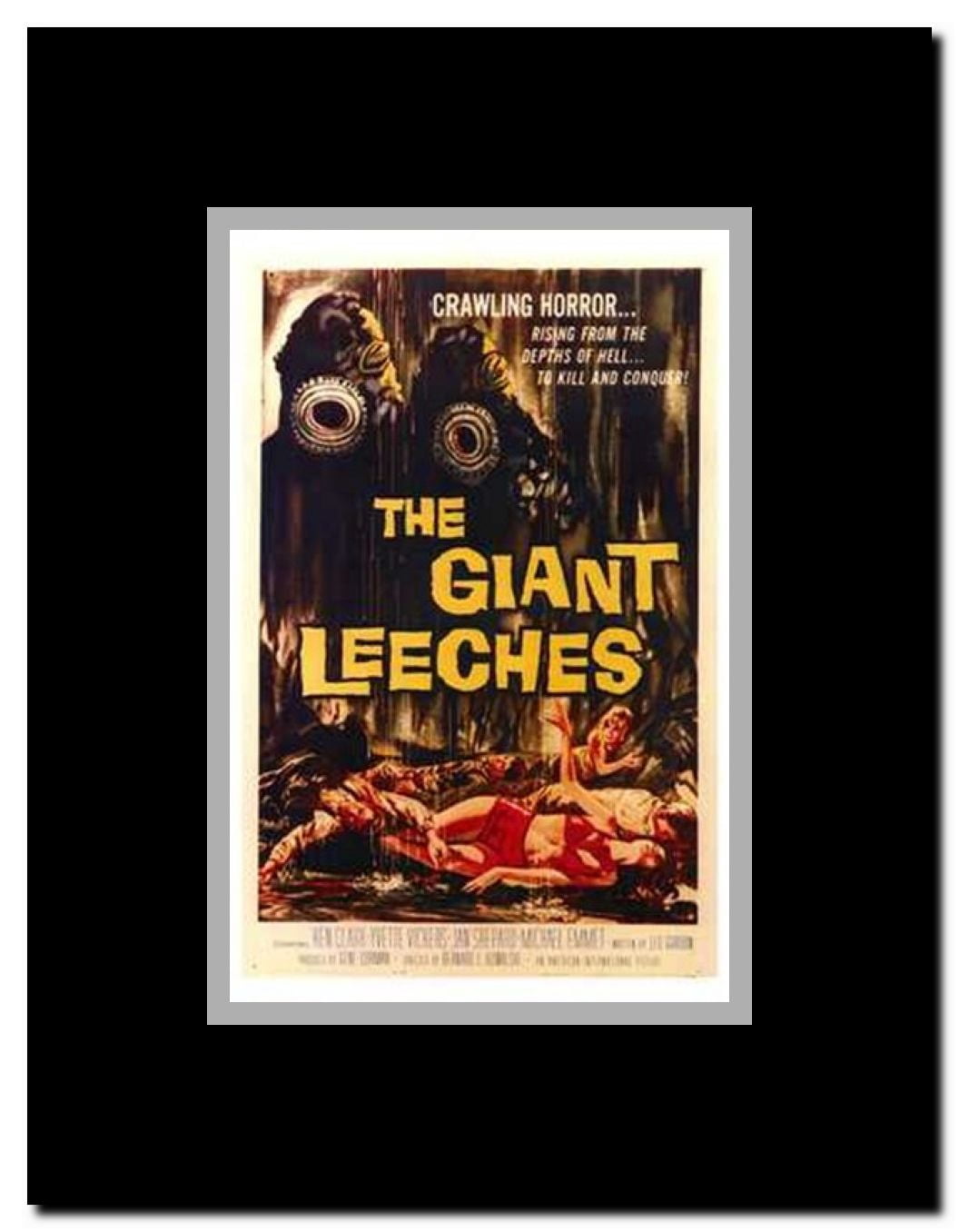 Attack of the Giant Leeches Framed Movie Poster