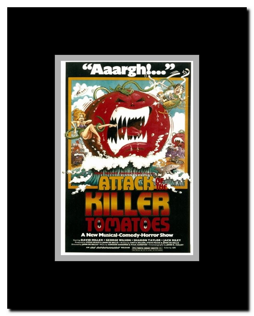 Attack of the Killer Tomatoes Framed Movie Poster