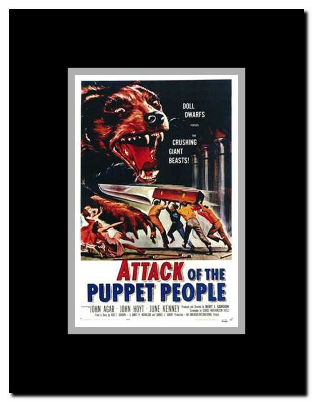 Attack of the Puppet People Framed Movie Poster
