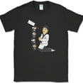 thumbnail image 1 of Attack of the Sushi T-Shirt Funny Food Roll Chef Rice Humor Graphic Tee - Black, 4XL, 1 of 1