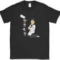 thumbnail image 1 of Attack of the Sushi T-Shirt Funny Food Roll Chef Rice Humor Graphic Tee - Black, L, 1 of 1
