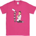 thumbnail image 1 of Attack of the Sushi T-Shirt Funny Food Roll Chef Rice Humor Graphic Tee - Pink, S, 1 of 1