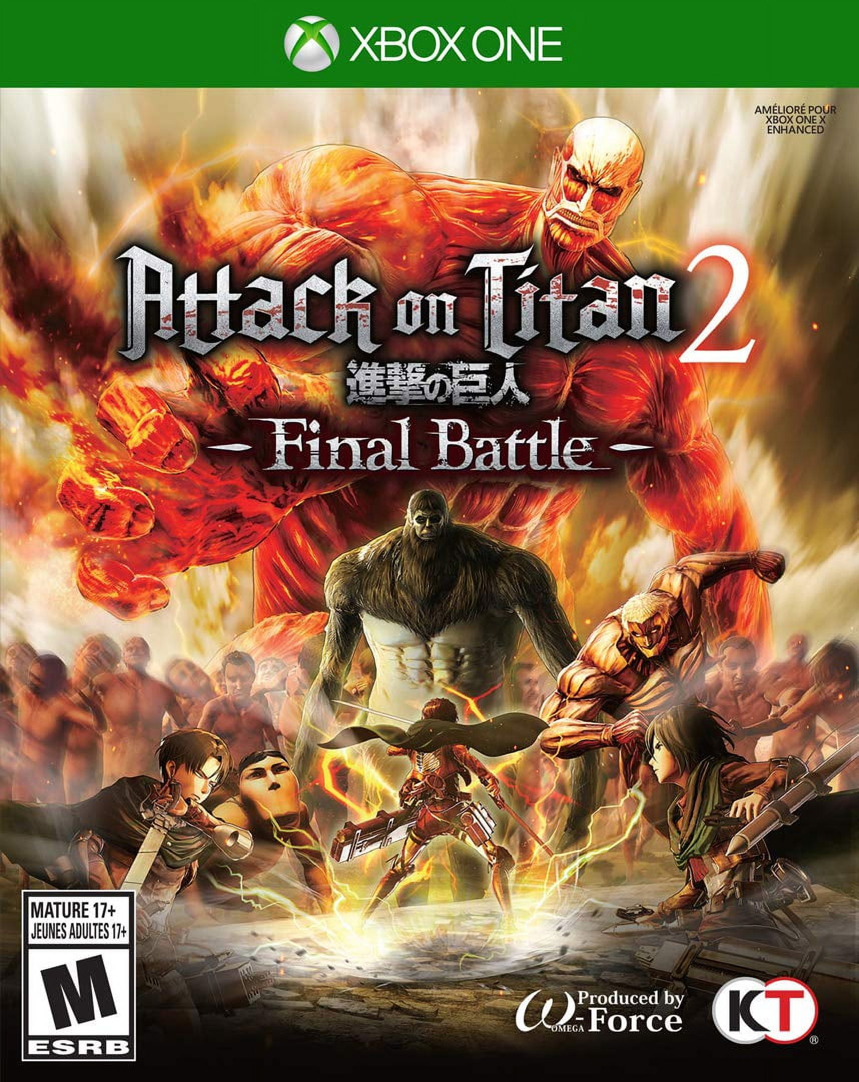 Attack on Titan 2: Final Battle, KT, Xbox One, 040198003124