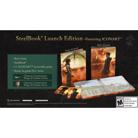 Attack on Titan 3 SteelBook Launch Edition  Featuring ICONART - Nintendo Switch 2 Game