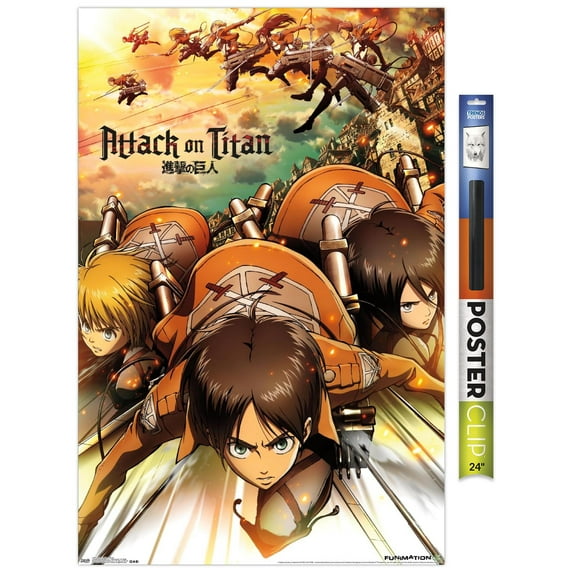Attack on Titan - Attack Wall Poster, 22.375" x 34"