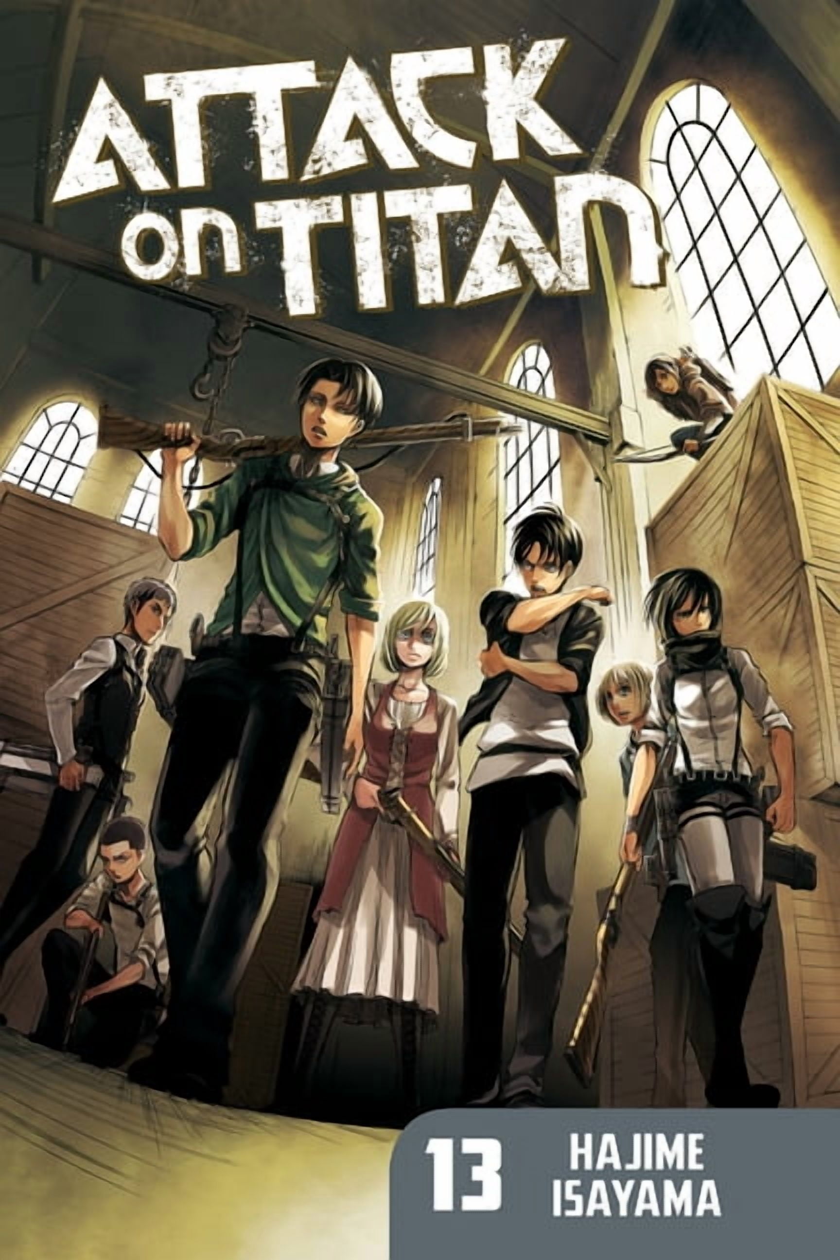初版本　進撃の巨人 = attack on titan 13 Attack on Titan Attack on Titan 13, (Paperback) - Walmart.com