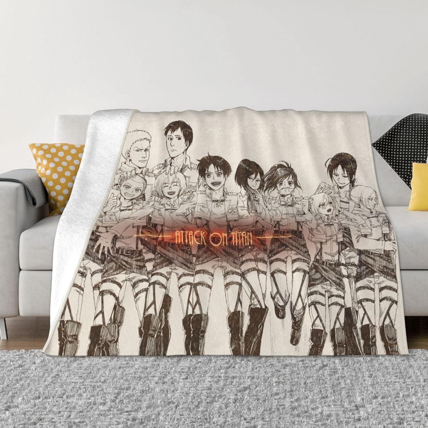 Attack on Titan Blankets.Throw Blankets,airConditioning Quilts.Soft