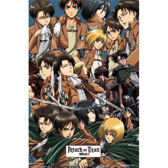 Attack on Titan - Collage Poster Print (22 x 34)