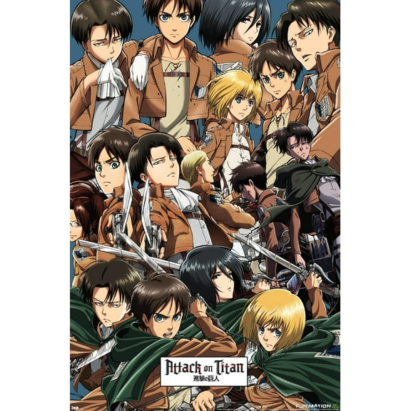 Attack on Titan - Collage Wall Poster, 22.375" x 34"