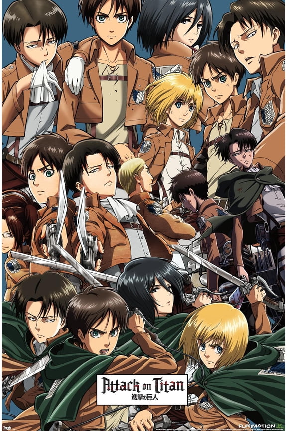 Attack on Titan - Collage Wall Poster, 22.375" x 34"
