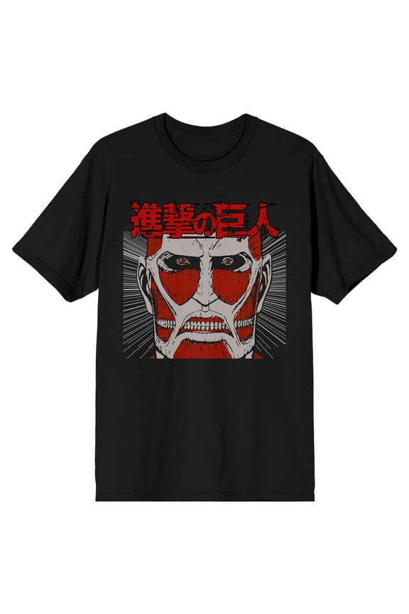 Attack on Titan Colossal Titan Men's Black T-shirt-XS