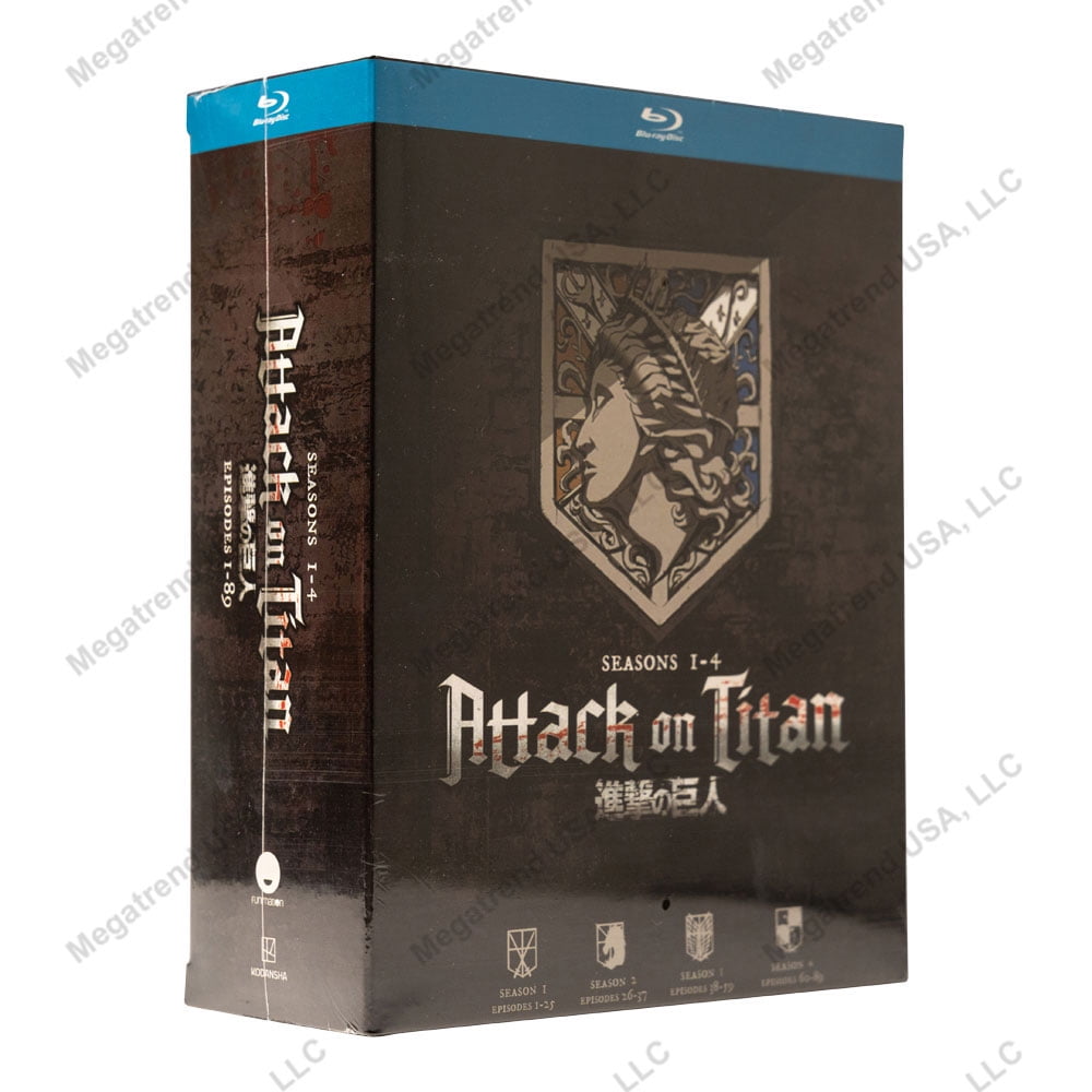 Attack on Titan Complete Box Set: Seasons 1-4 Episodes 1-87